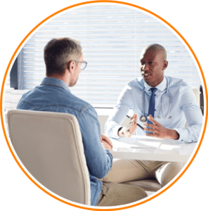 health-care-worker-talking-to-patient-image